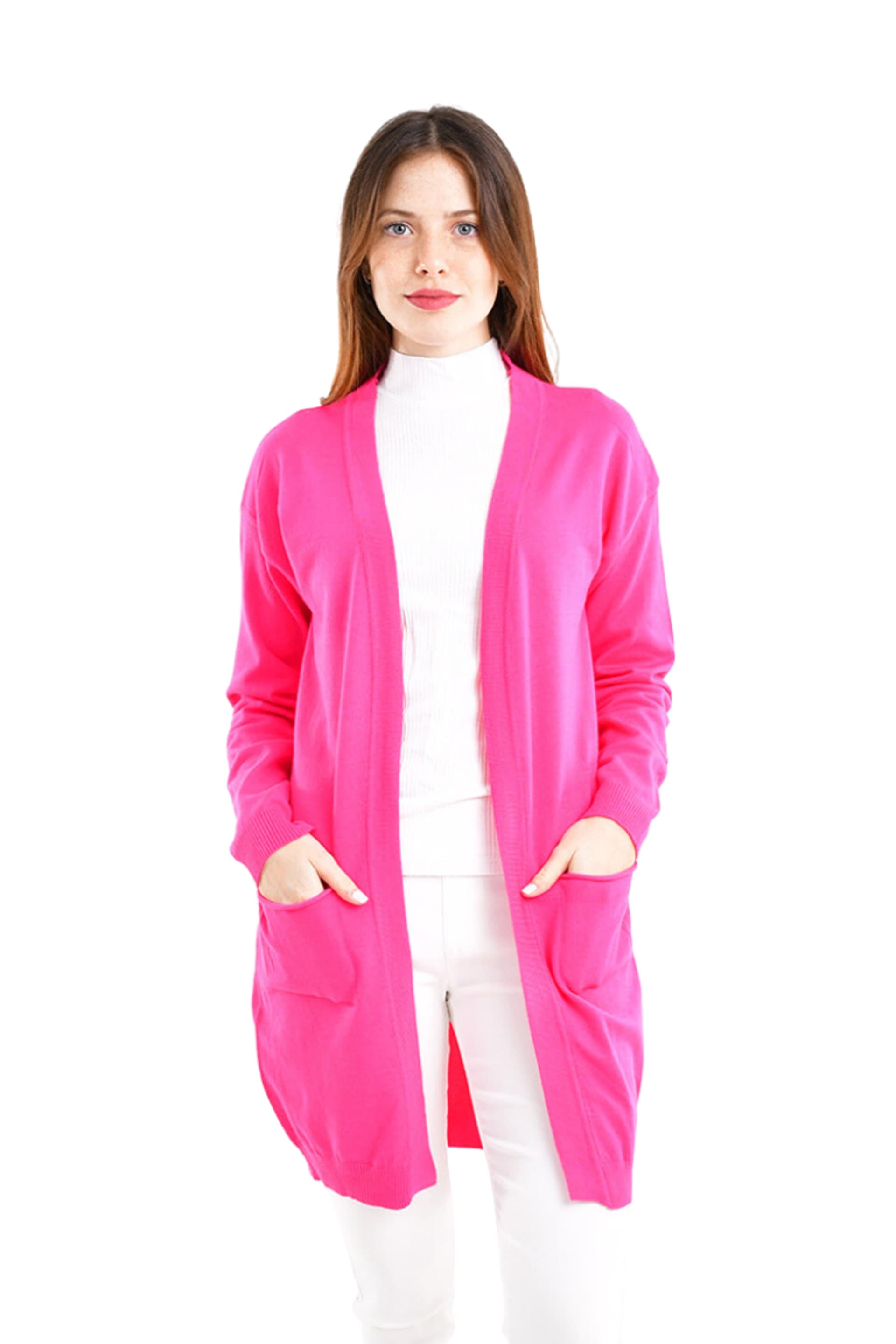 Saco Largo Abierto Con Bolsillos (LYCRA)