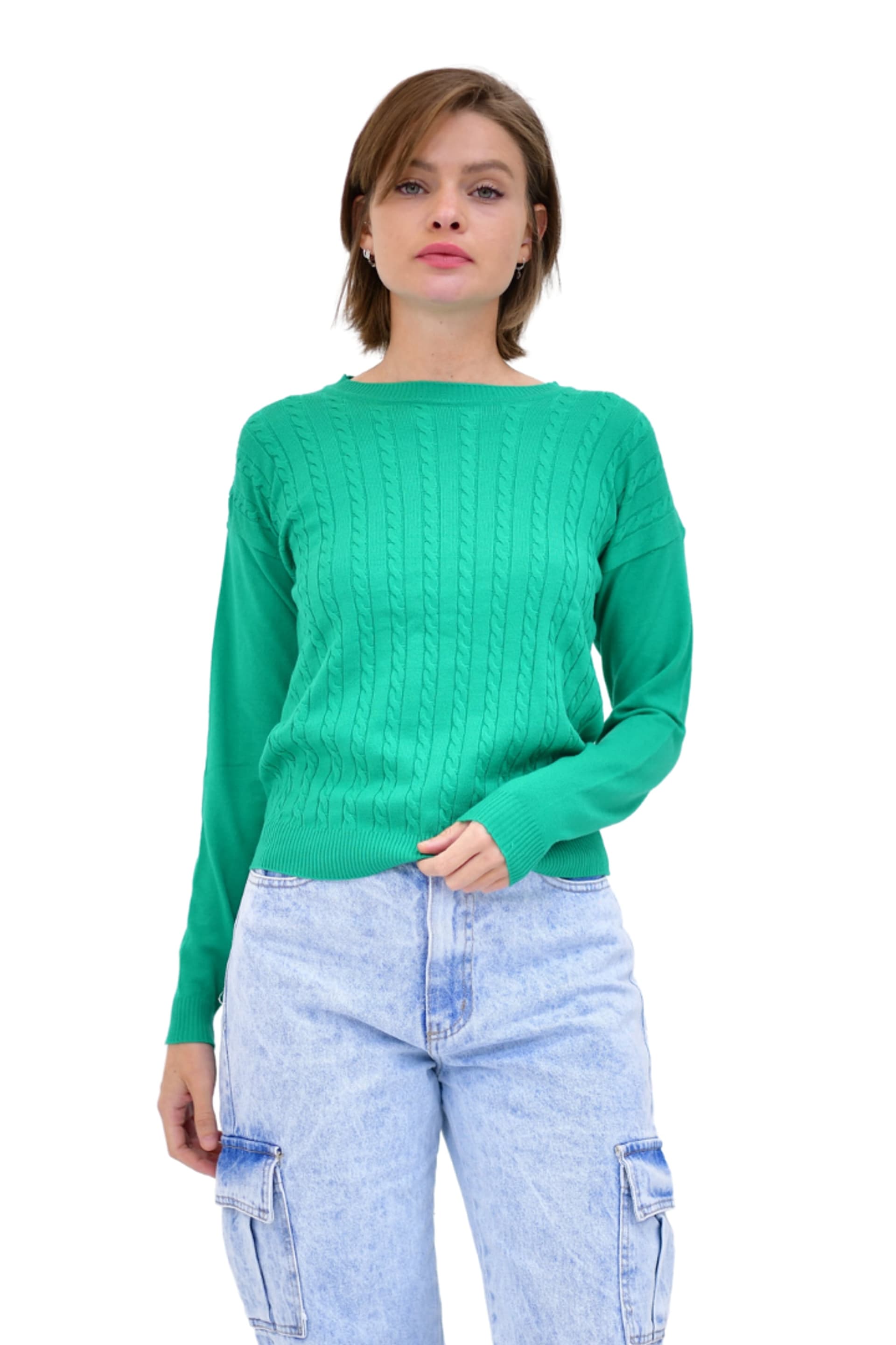 Sweater Chiquito Con Trenzitas
