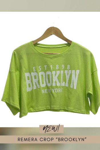 Remera Crop BROOKLYN